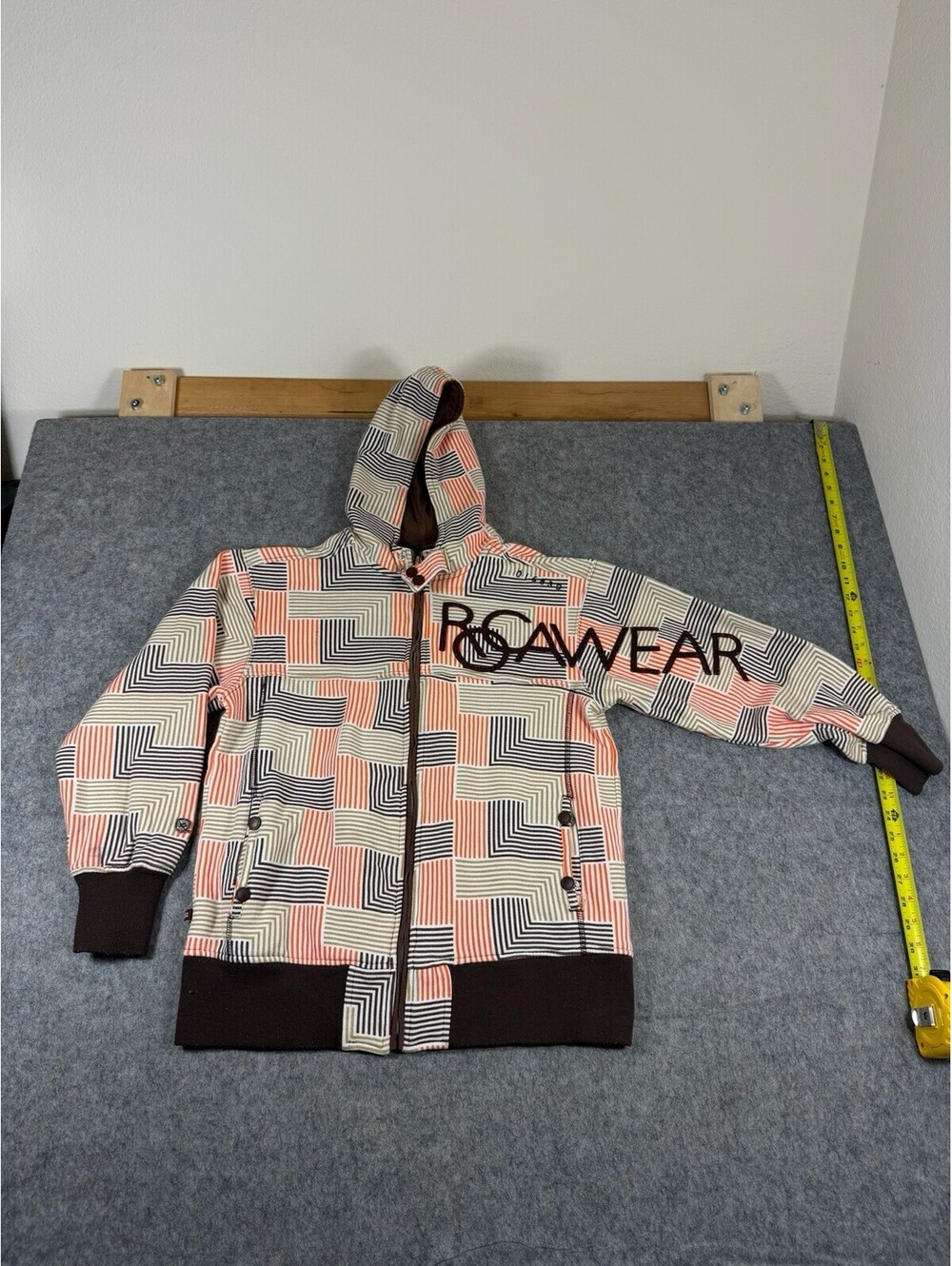 Rocawear Hoodie Youth Medium Multicolor Full Zip Hip Hop Y2K